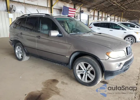 2004 BMW X5 4.4I z USA, uszkodzony, nr VIN 5UXFB535X4LV01036